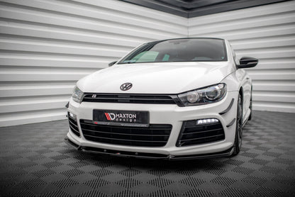 Frontlippe V.3 passend für VW Scirocco R Mk3 schwarz Hochglanz