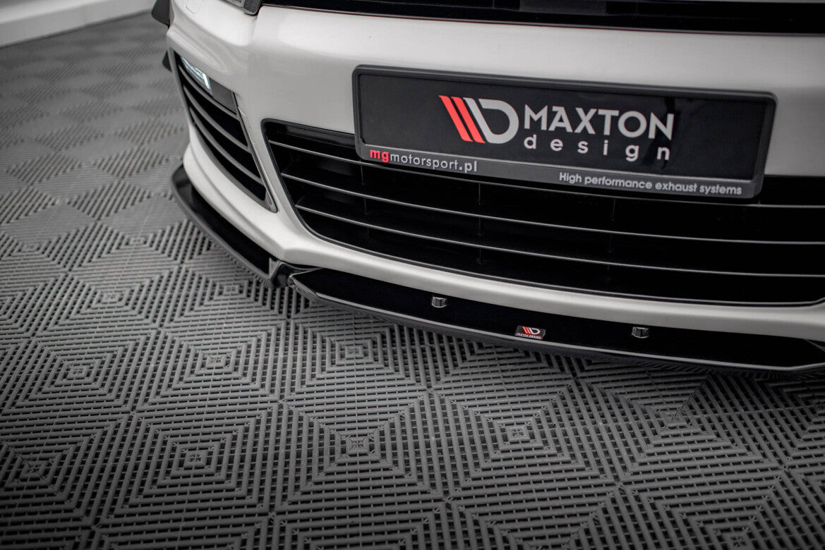 Frontlippe V.3 passend für VW Scirocco R Mk3 schwarz Hochglanz