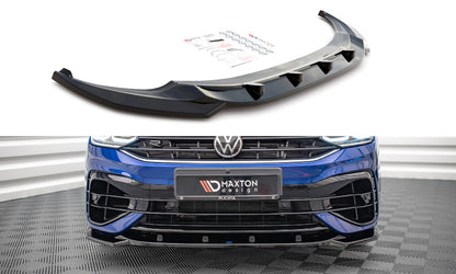 Frontlippe V.3 passend für VW Tiguan R / R-Line Mk2 FL schwarz Hochglanz