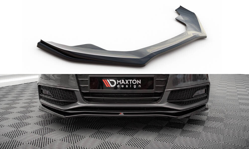 Frontlippe V.4 passend für Audi A4 S-Line / S4 B8 FL schwarz Hochglanz