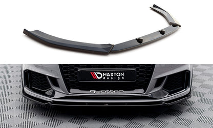 Frontlippe V.4 passend für Audi RS3 8V FL Sportback schwarz Hochglanz