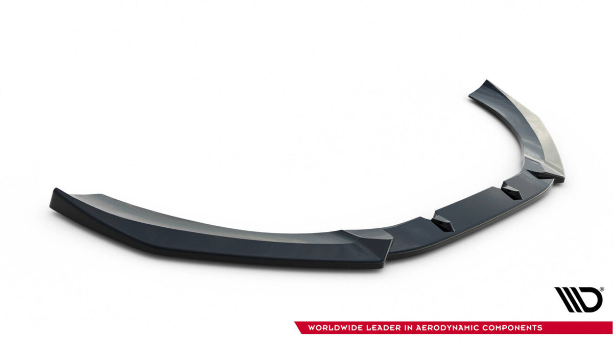 Frontlippe V.4 passend für Audi RS6 C7 / C7 FL schwarz Hochglanz