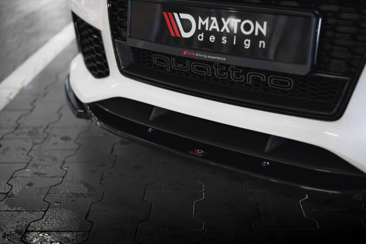 Frontlippe V.4 passend für Audi RS7 C7 schwarz Hochglanz