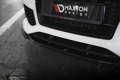 Frontlippe V.4 passend für Audi RS7 C7 schwarz Hochglanz
