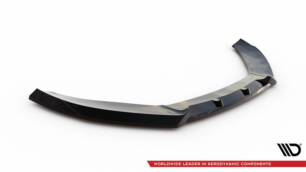 Frontlippe V.4 passend für Audi S4 / A4 S-Line B8 schwarz Hochglanz