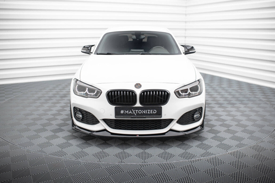 Frontlippe V.4 passend für BMW 1er M-Paket / M140i F20 FL schwarz Hochglanz