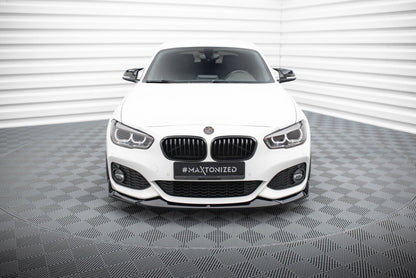 Frontlippe V.4 passend für BMW 1er M-Paket / M140i F20 FL schwarz Hochglanz