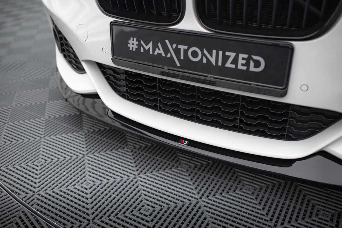 Frontlippe V.4 passend für BMW 1er M-Paket / M140i F20 FL schwarz Hochglanz