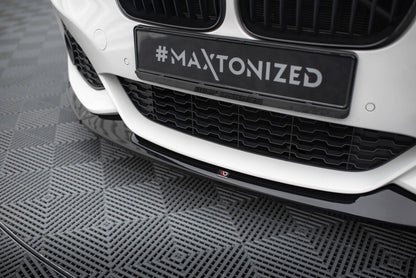 Frontlippe V.4 passend für BMW 1er M-Paket / M140i F20 FL schwarz Hochglanz