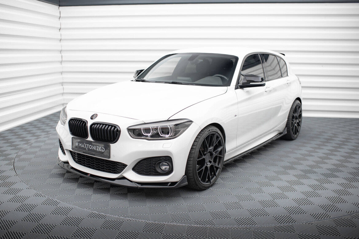 Frontlippe V.4 passend für BMW 1er M-Paket / M140i F20 FL schwarz Hochglanz