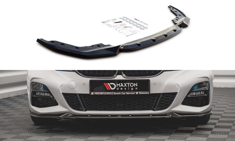 Frontlippe V.4 passend für BMW 3er G20 / G21 M-Paket schwarz Hochglanz