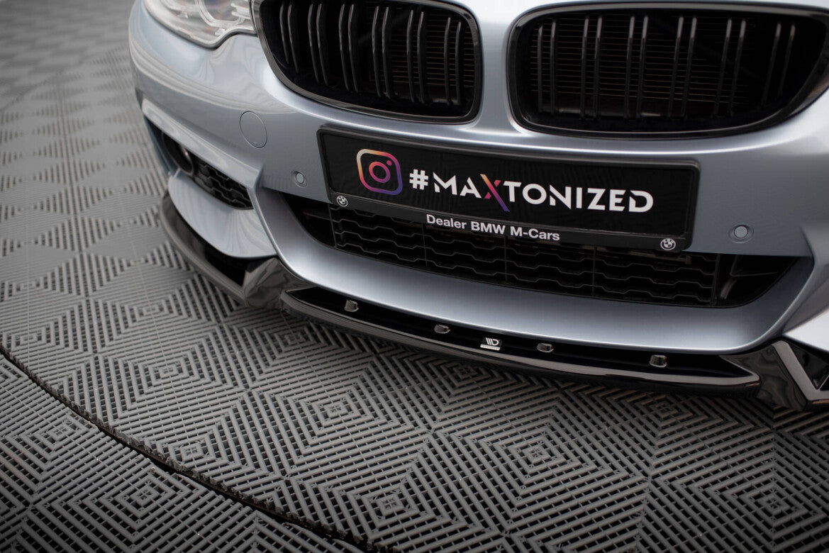 Frontlippe V.4 passend für BMW 4er Coupe / Gran Coupe / Cabrio M-Paket F32 / F36 / F33 schwarz Hochglanz