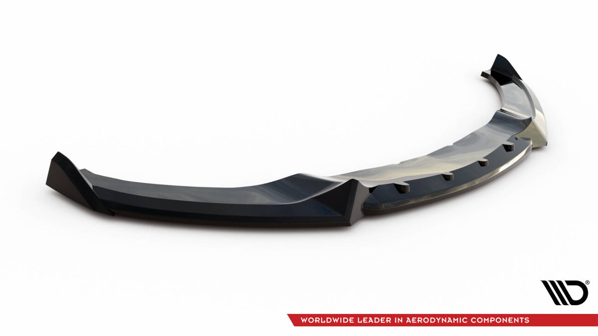 Frontlippe V.4 passend für BMW 4er Coupe / Gran Coupe / Cabrio M-Paket F32 / F36 / F33 schwarz Hochglanz