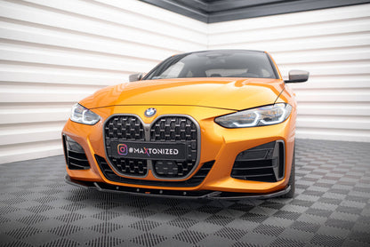 Frontlippe V.4 passend für BMW 4er M-Paket / M440i G22 / G23 / G22 FL / G23 FL schwarz Hochglanz