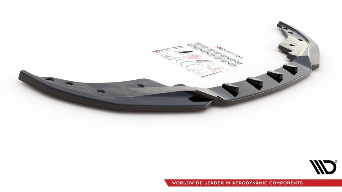 Frontlippe V.4 passend für BMW 4er M-Paket / M440i G22 / G23 / G22 FL / G23 FL schwarz Hochglanz
