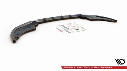 Frontlippe V.4 passend für BMW 4er M-Paket / M440i G22 / G23 / G22 FL / G23 FL schwarz Hochglanz