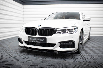 Frontlippe V.4 passend für BMW 5er M-Paket / M550d / M550i G30/ G31 M-Paket schwarz Hochglanz