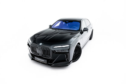 Frontlippe V.4 passend für BMW 7 M-Paket / M760e / i7 M-Paket G70 schwarz Hochglanz