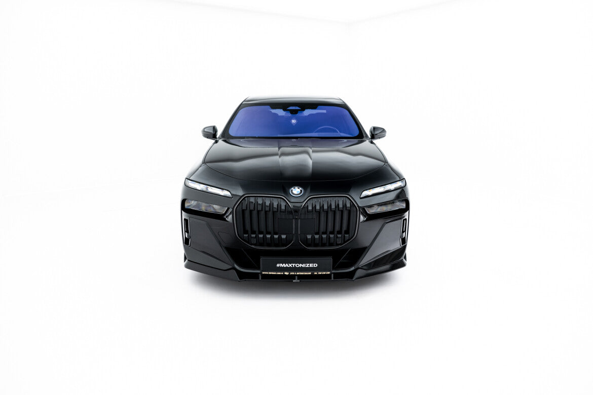 Frontlippe V.4 passend für BMW 7 M-Paket / M760e / i7 M-Paket G70 schwarz Hochglanz