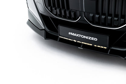 Frontlippe V.4 passend für BMW 7 M-Paket / M760e / i7 M-Paket G70 schwarz Hochglanz