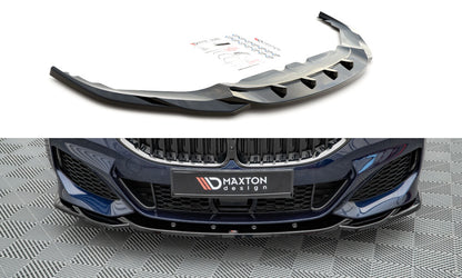 Frontlippe V.4 passend für BMW 8 Coupe M-Paket G15 / 8 Gran Coupe M-Paket G16 schwarz Hochglanz