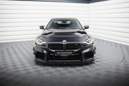 Frontlippe V.4 passend für BMW M2 G87 schwarz Hochglanz