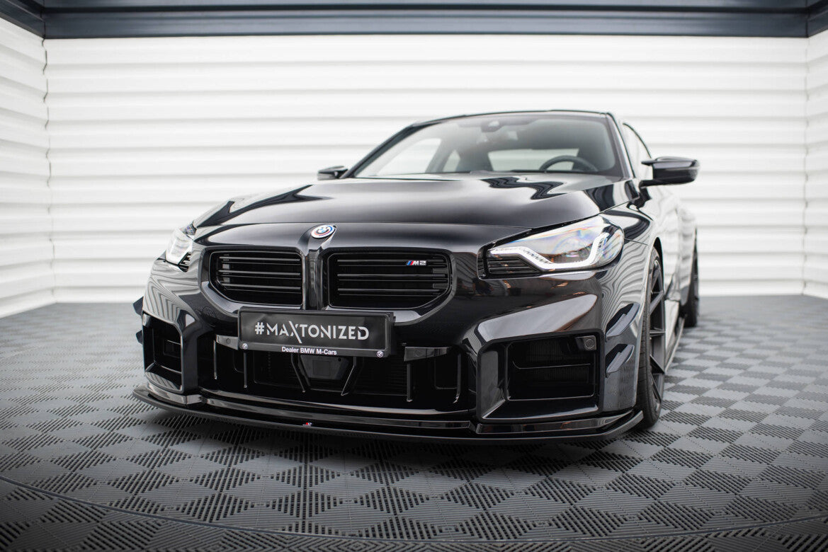 Frontlippe V.4 passend für BMW M2 G87 schwarz Hochglanz