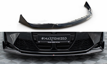 Frontlippe V.4 passend für BMW M3 / M4 G80 / G81 / G82 schwarz Hochglanz