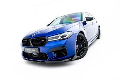 Frontlippe V.4 passend für BMW M5 F90 Facelift schwarz Hochglanz