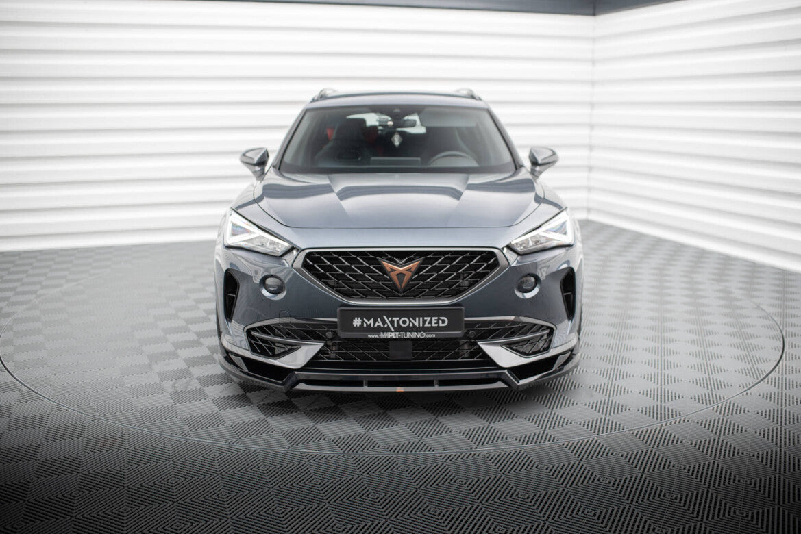Frontlippe V.4 passend für CUPRA Formentor Mk1 schwarz Hochglanz
