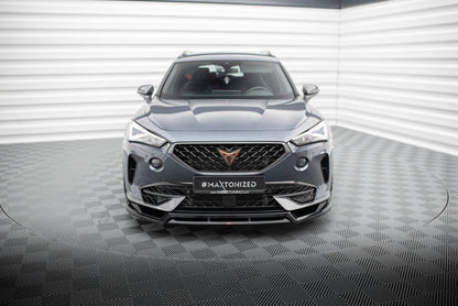 Frontlippe V.4 passend für CUPRA Formentor Mk1 schwarz Hochglanz