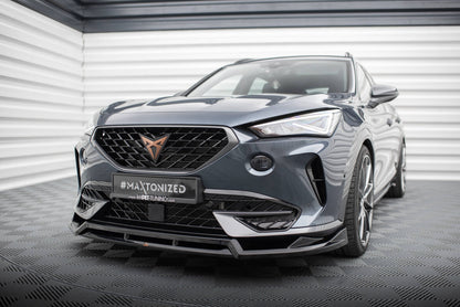 Frontlippe V.4 passend für CUPRA Formentor Mk1 schwarz Hochglanz