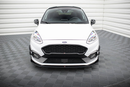 Frontlippe V.4 passend für Ford Fiesta Mk8 ST / ST-Line schwarz Hochglanz