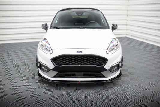 Frontlippe V.4 passend für Ford Fiesta Mk8 ST / ST-Line schwarz Hochglanz