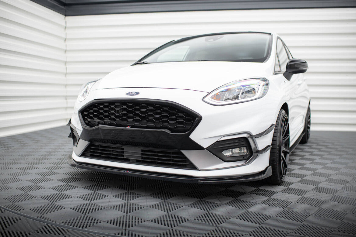 Frontlippe V.4 passend für Ford Fiesta Mk8 ST / ST-Line schwarz Hochglanz
