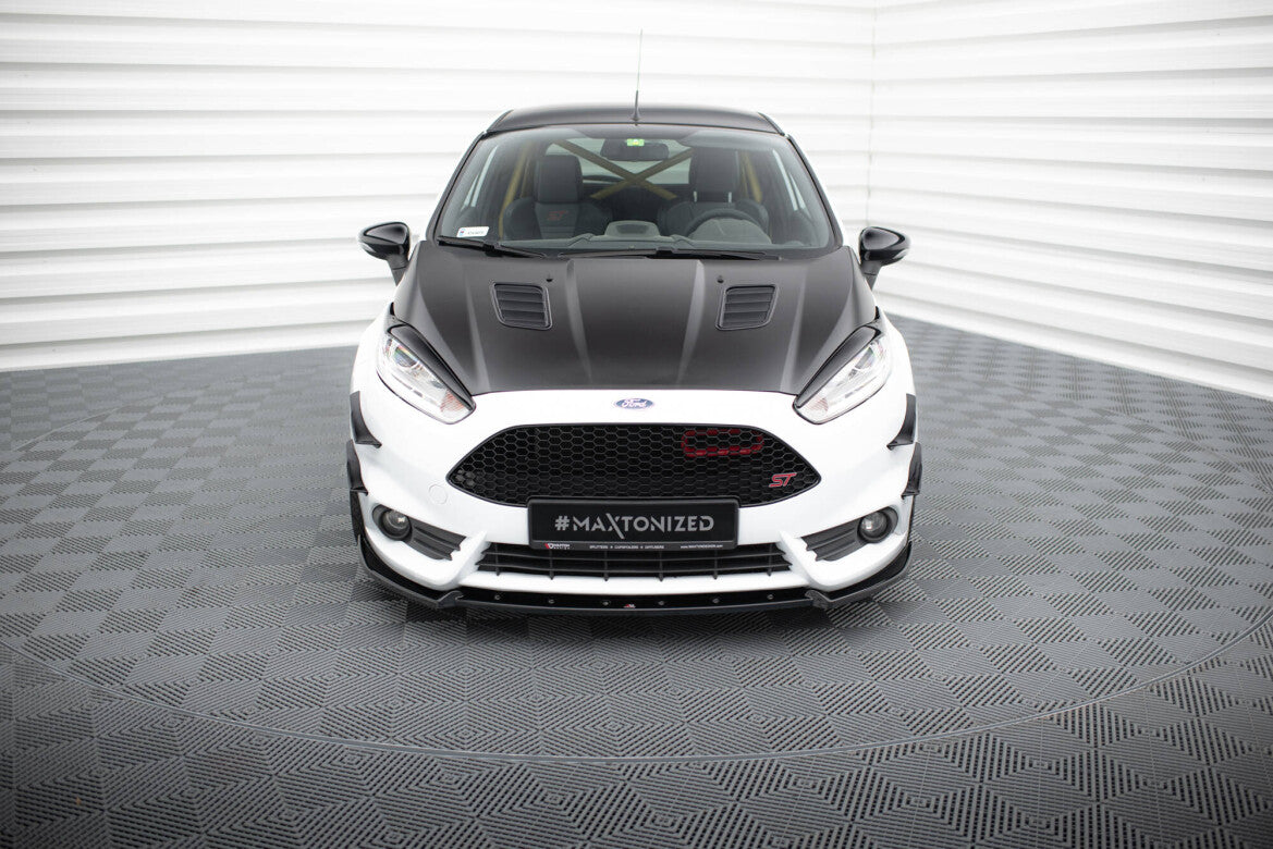 Frontlippe V.4 passend für Ford Fiesta ST Mk7 FL schwarz Hochglanz