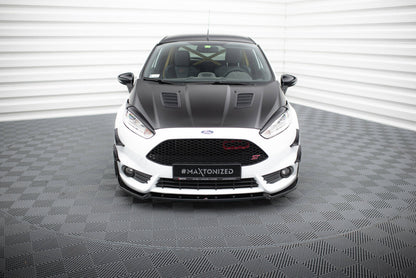Frontlippe V.4 passend für Ford Fiesta ST Mk7 FL schwarz Hochglanz