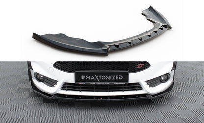 Frontlippe V.4 passend für Ford Fiesta ST Mk7 FL schwarz Hochglanz