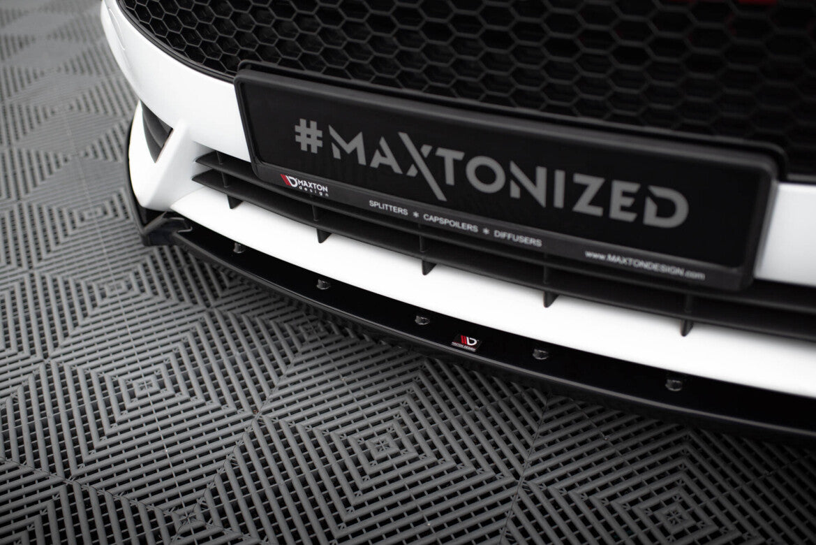 Frontlippe V.4 passend für Ford Fiesta ST Mk7 FL schwarz Hochglanz