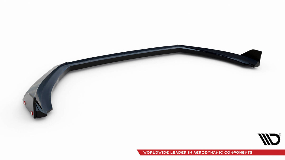 Frontlippe V.4 passend für Ford Fiesta ST / ST-line Mk8 FL schwarz Hochglanz + Flaps matt