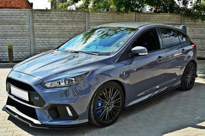 Frontlippe V.4 passend für Ford Focus RS Mk3 schwarz Hochglanz