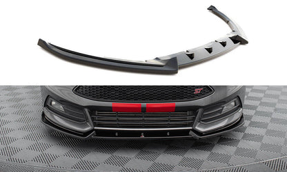 Frontlippe V.4 passend für Ford Focus ST Mk3 FL schwarz Hochglanz