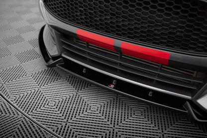 Frontlippe V.4 passend für Ford Focus ST Mk3 FL schwarz Hochglanz