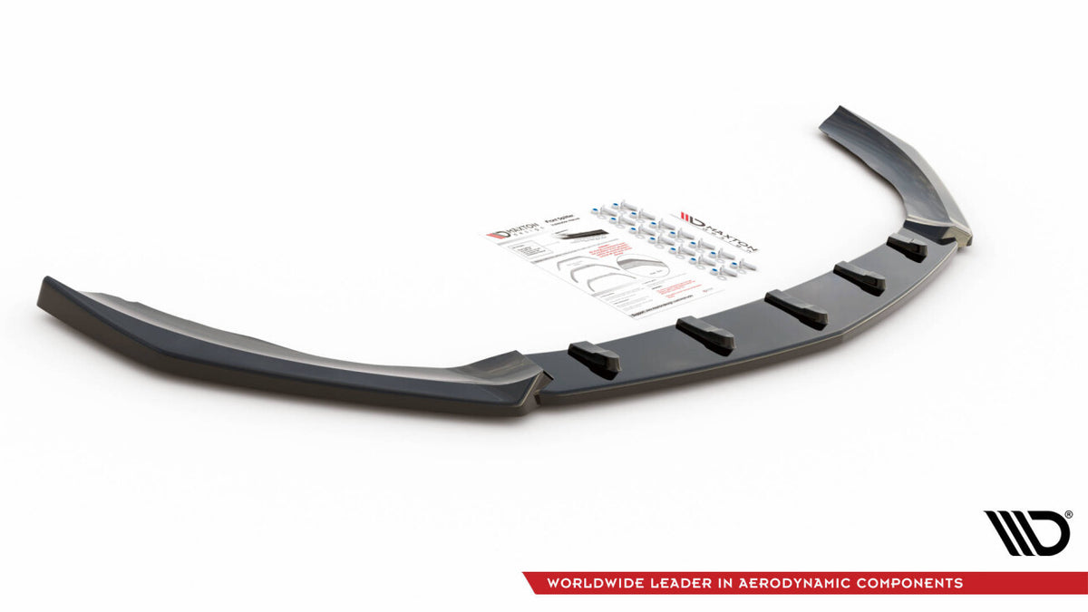 Frontlippe V.4 passend für Mercedes A35 AMG / AMG-Line W177 schwarz Hochglanz