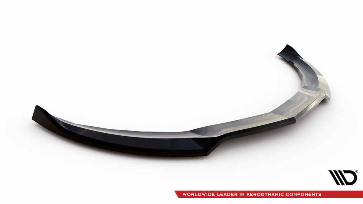 Frontlippe V.4 passend für Mercedes A45 AMG W176 schwarz Hochglanz