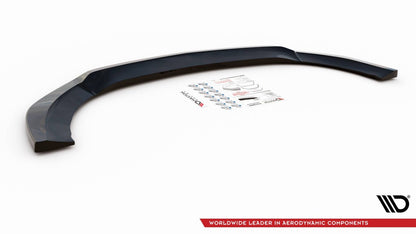 Frontlippe V.4 passend für Mercedes V-Klasse AMG-Line W447 schwarz Hochglanz