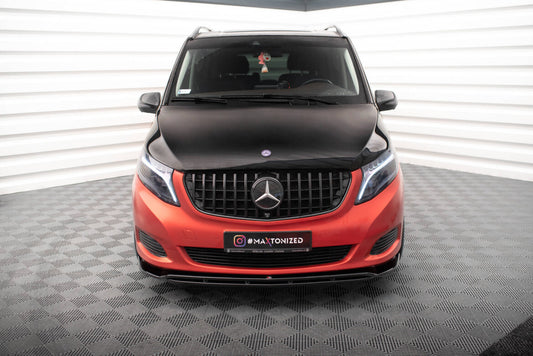 Frontlippe V.4 passend für Mercedes V-Klasse W447 schwarz Hochglanz