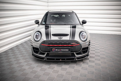 Frontlippe V.4 passend für Mini Cooper Clubman John Cooper Works F54 FL schwarz Hochglanz