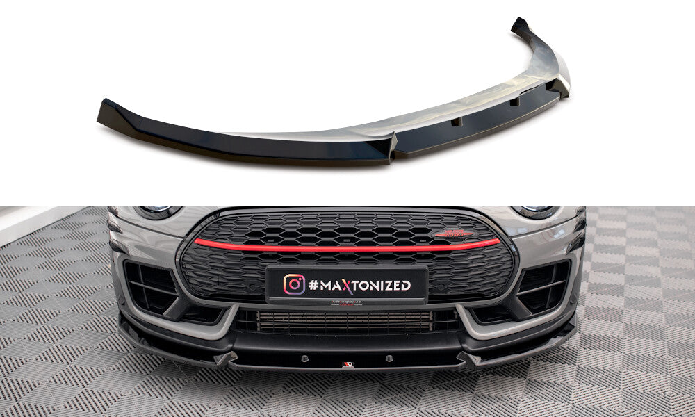 Frontlippe V.4 passend für Mini Cooper Clubman John Cooper Works F54 FL schwarz Hochglanz