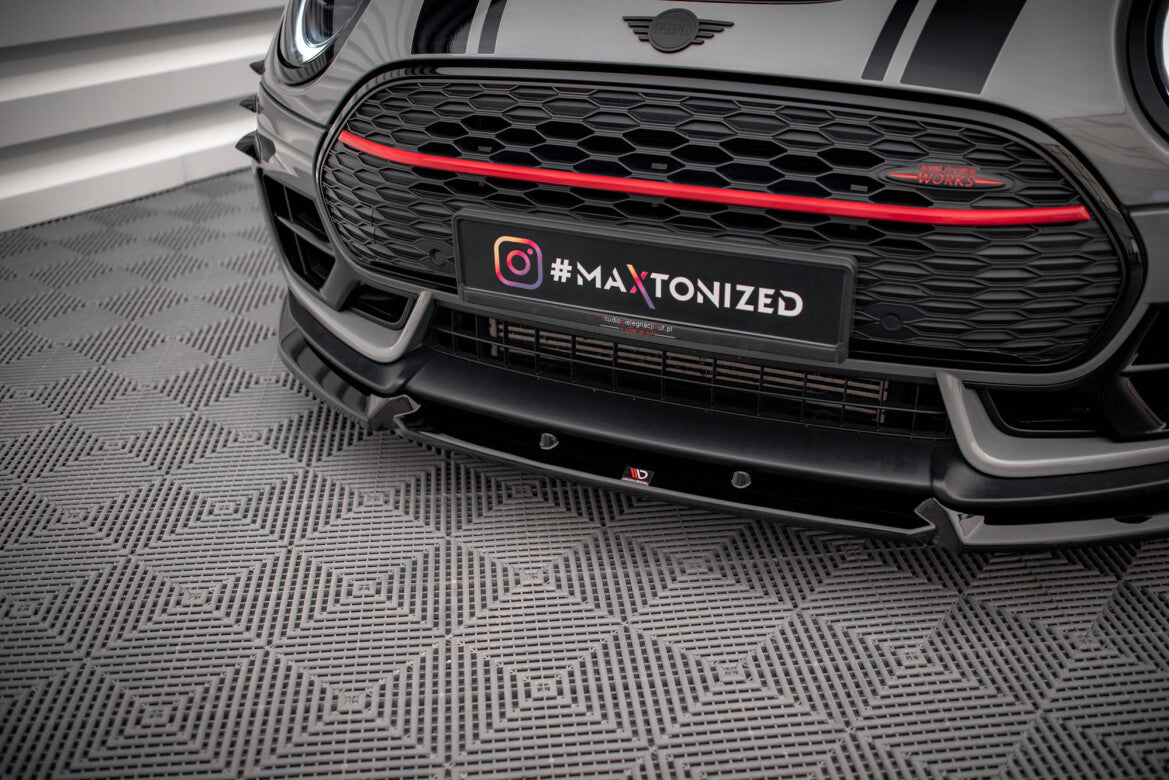 Frontlippe V.4 passend für Mini Cooper Clubman John Cooper Works F54 FL schwarz Hochglanz